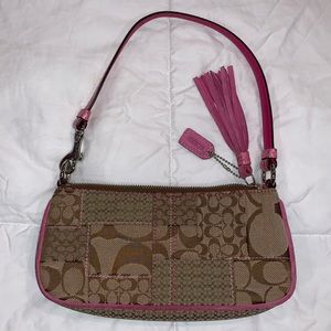 COPY - Coach Patchwork Clutch w/ Pink Shoulder Bag #3693